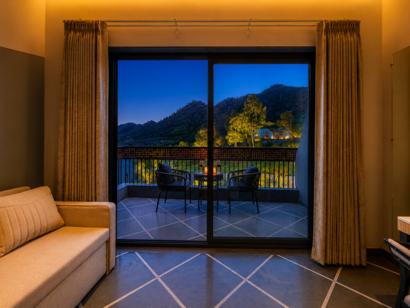 Mountain View Room with Private Balcony